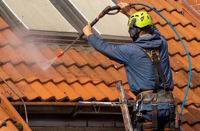 Démoussage et hydrofuge de toiture à Florimont